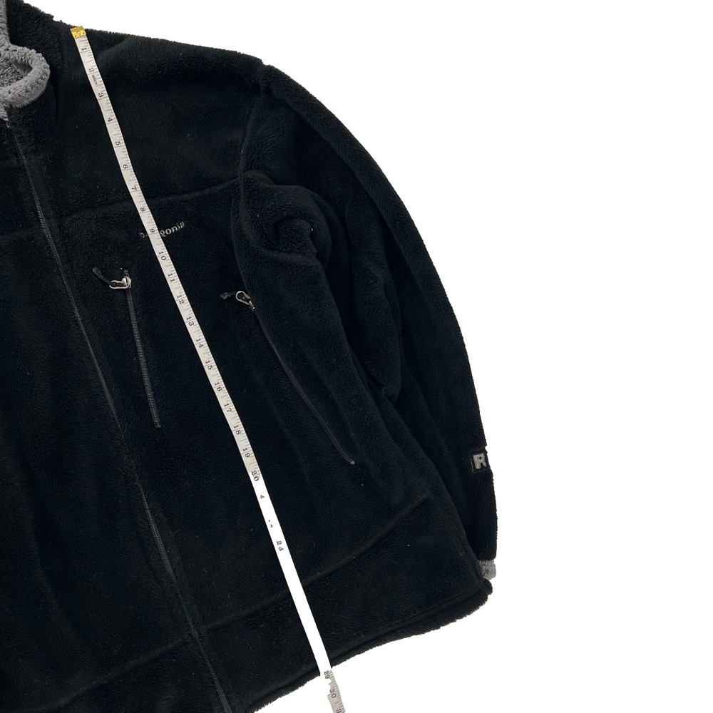Vintage Patagonia R4 Regulator Polartec Fleece Jacket USA Men's XL Black - Picture 3 of 9